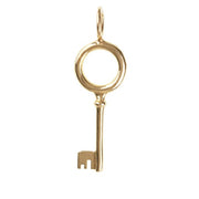HEATHER B MOORE 14K Gold Key Charm